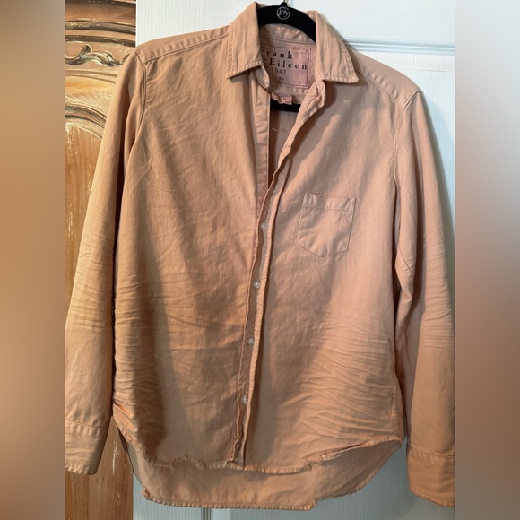 Frank & Eileen Tops - New Frank & Eileen Famous Denim Eileen Vintage Peach